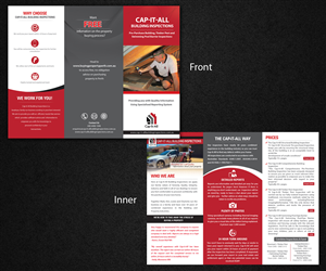 Flyer Design by Ovimatic for Cap-It-All Building Inspections | Design #6000774