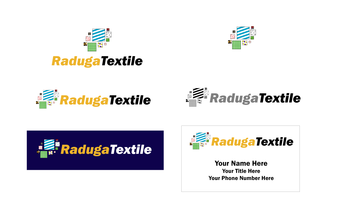 Logo Design by KE Designs for Radugatextile | Design #2067729