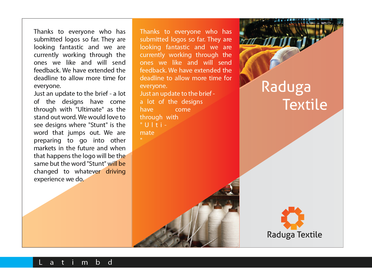 Logo Design by latim for Radugatextile | Design: #2485090