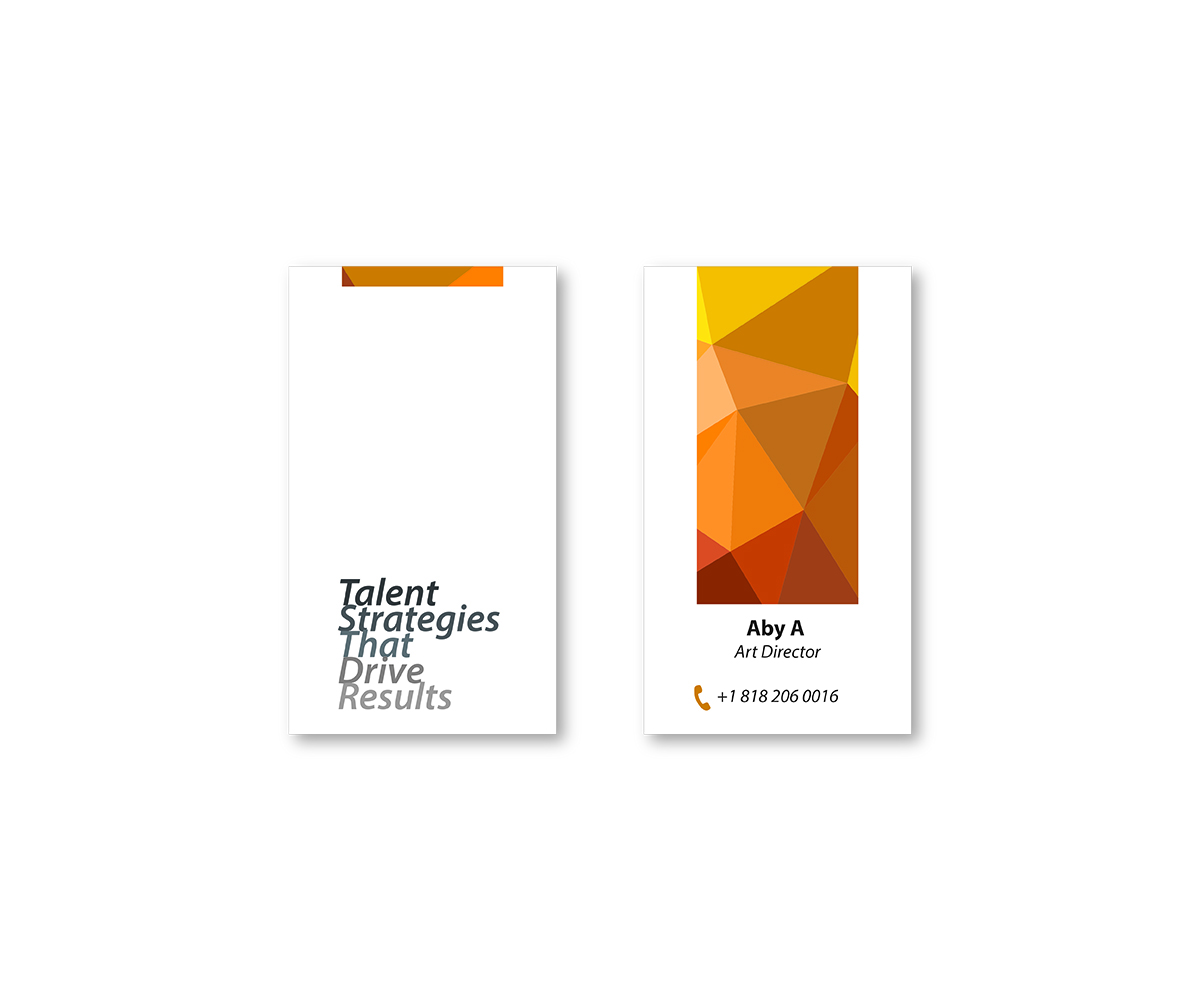 Diseño de Tarjeta de Presentación por Mahsa Namvar para DesignCrowd | Diseño #5937938