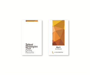 Business Card Design by Mahsa Namvar for DesignCrowd | Design: #5937938
