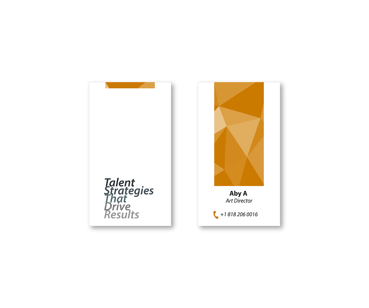 Design de Carte de Visite par Mahsa Namvar pour DesignCrowd | Design #5937953