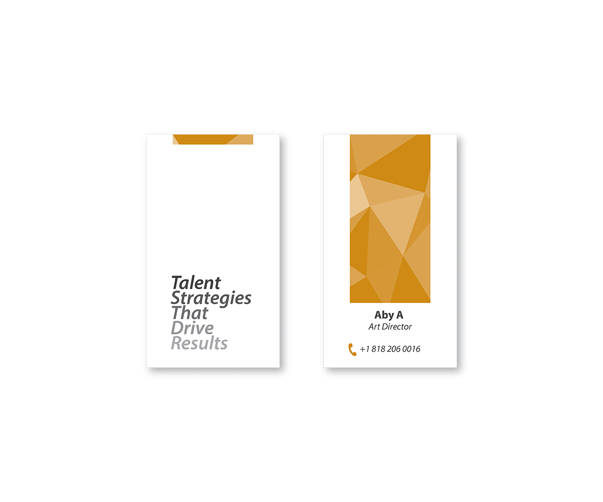 Diseño de Tarjeta de Presentación por Mahsa Namvar para DesignCrowd | Diseño #5978506