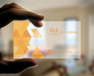 Business card design for an Art Director working for museums | Business Card Design by Riz'