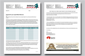 Signal proposal leaflet and template