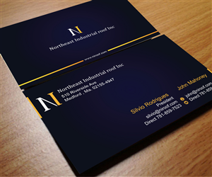 Business Card Design by Aaaron for Northeast Industrial Roof | Design: #5931608