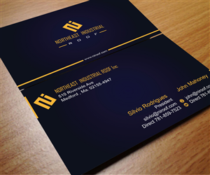 Business Card Design by Aaaron for Northeast Industrial Roof | Design: #5941902