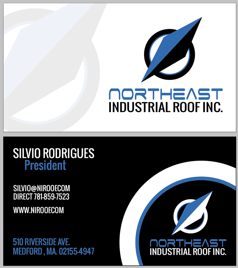 Business Card Design by HG Design-FL for Northeast Industrial Roof | Design #5916515