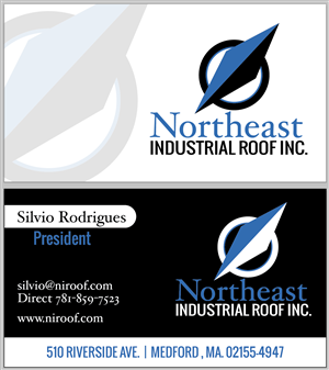Business Card Design by HG Design-FL for Northeast Industrial Roof | Design: #5933813