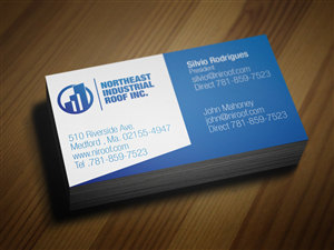 Business Card Design by Henor for Northeast Industrial Roof | Design: #5948204