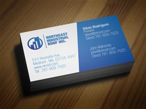 Business Card Design by Henor for Northeast Industrial Roof | Design: #5948214