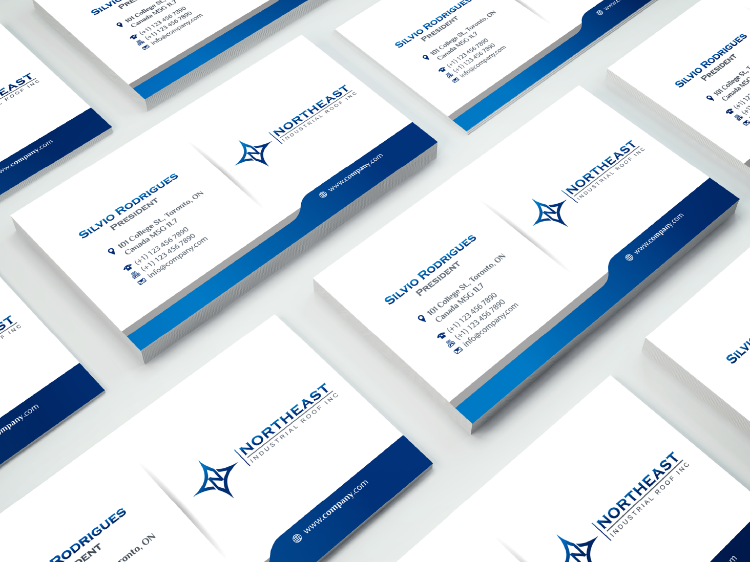 Design de Carte de Visite par Graphix Lab pour Northeast Industrial Roof | Design #5932286