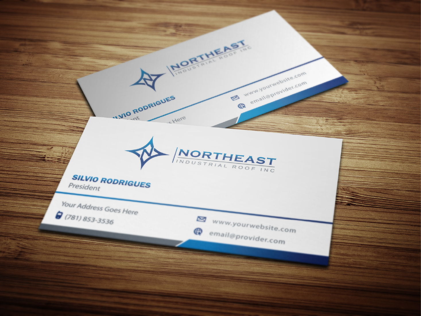Business Card Design by Graphix Lab for Northeast Industrial Roof | Design #5932391