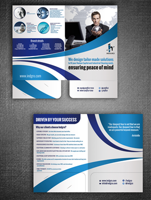Broschüren-Design von ESolz Technologies für Indgro (Pty) Ltd | Design #5994388