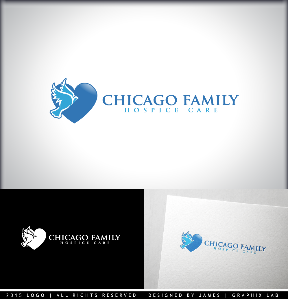 Logo-Design von Graphix Lab für Chicago Family Hospice Care | Design #5984530
