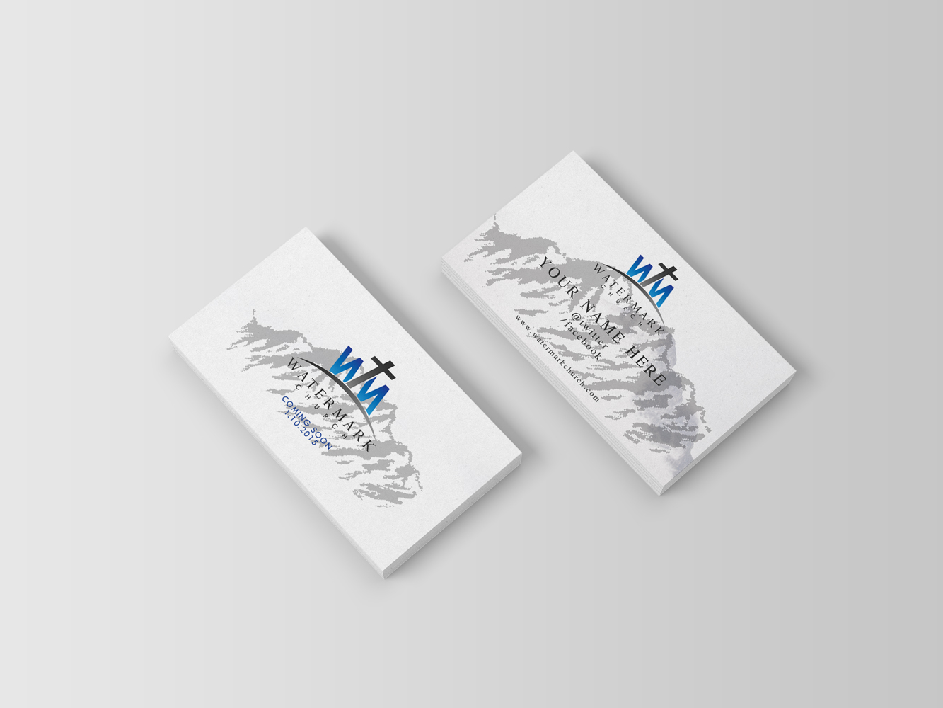 Business Card Design by Carletto for The WaterMark Church | Design #5952144