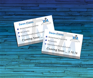 Business Card Design by nreimer for The WaterMark Church | Design: #5951179