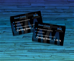 Visitenkarten-Design von nreimer für The WaterMark Church | Design: #5959654