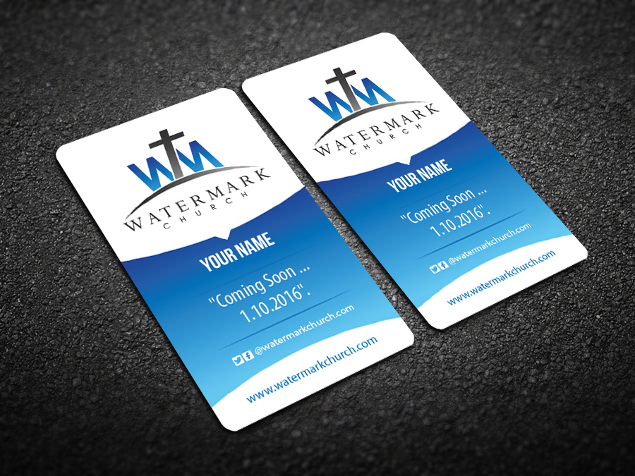 Business Card Design by snowymasterdesigns for The WaterMark Church | Design #5970072