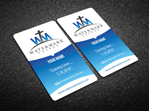Visitenkarten-Design von snowymasterdesigns für The WaterMark Church | Design: #5970072