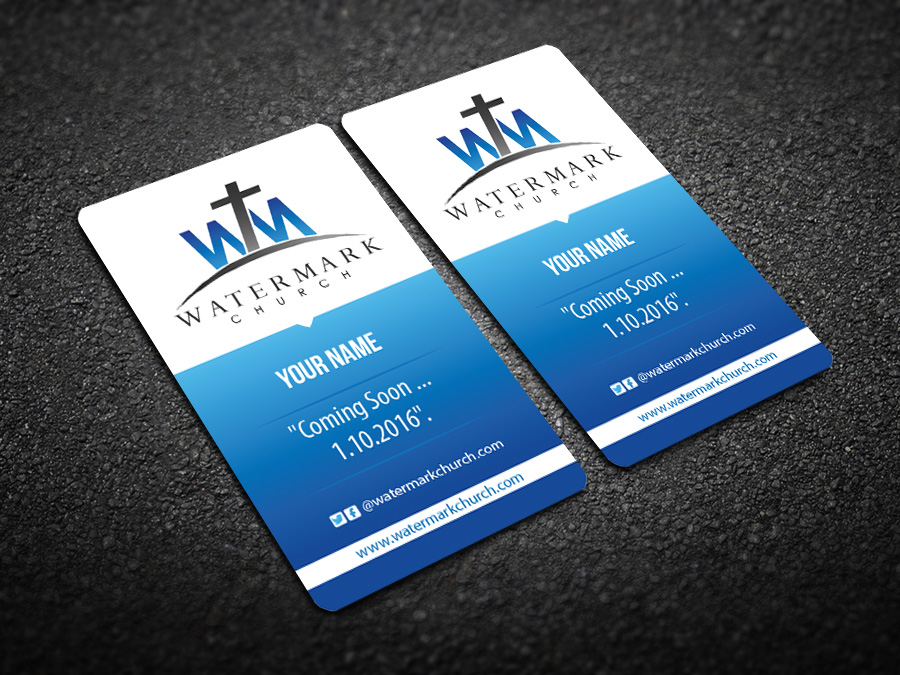 Business Card Design by snowymasterdesigns for The WaterMark Church | Design #5970250