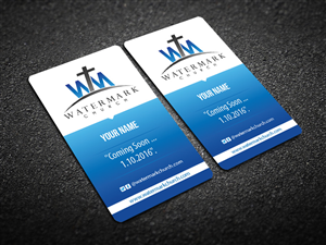 Visitenkarten-Design von snowymasterdesigns für The WaterMark Church | Design: #5970250