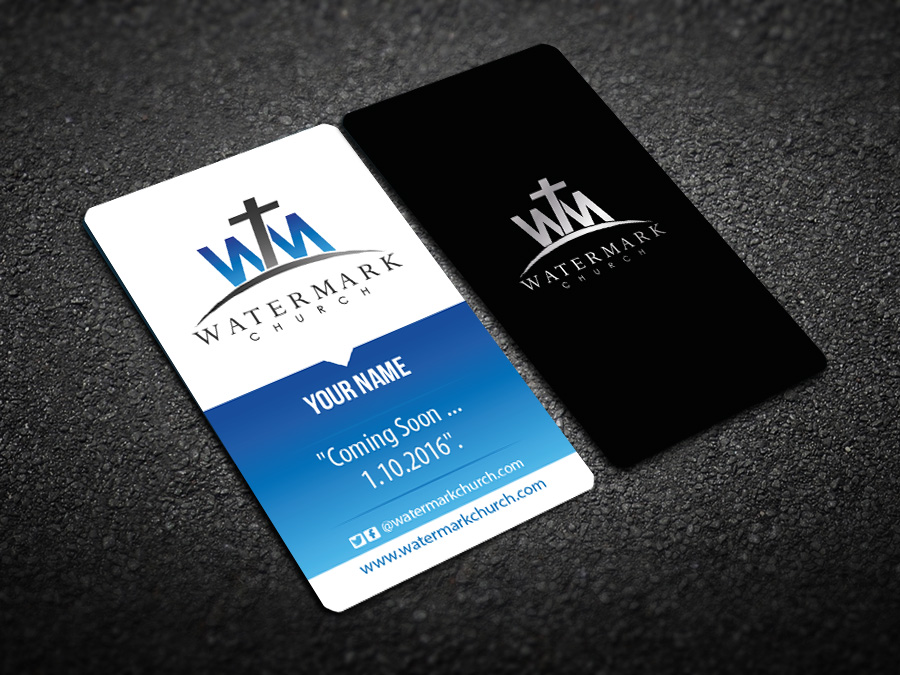 Visitenkarten-Design von snowymasterdesigns für The WaterMark Church | Design #5970258