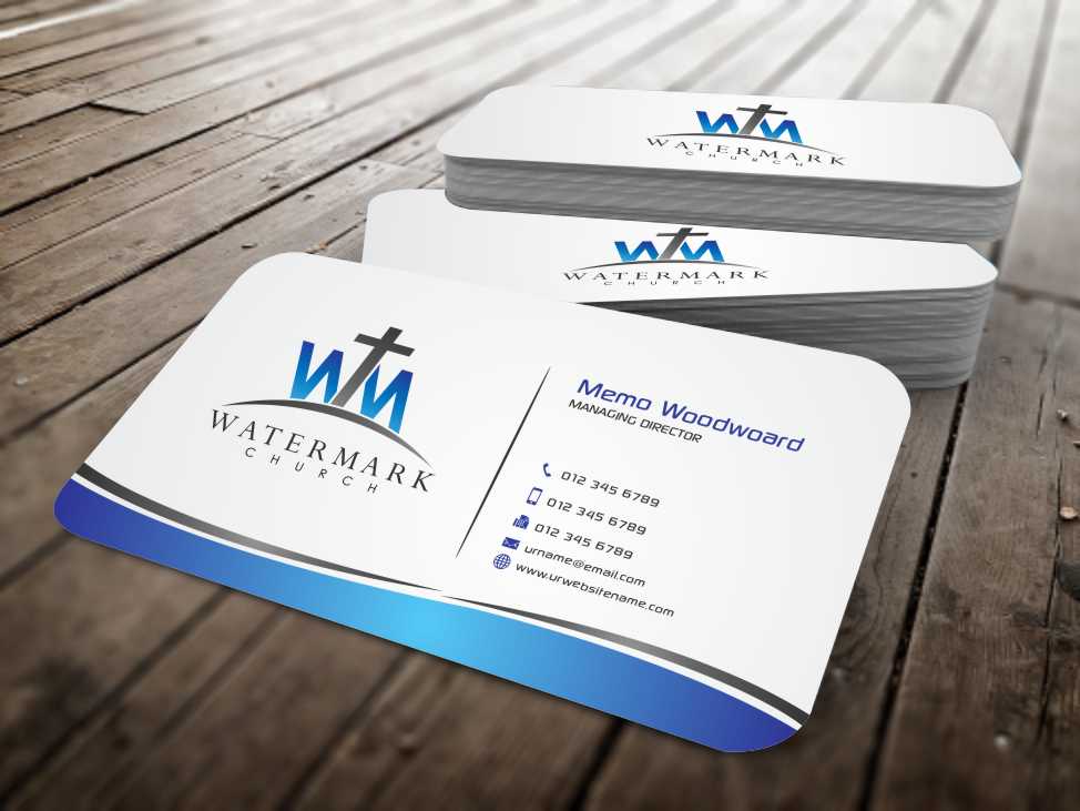 Visitenkarten-Design von szabist für The WaterMark Church | Design #5967497