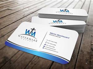 Visitenkarten-Design von szabist für The WaterMark Church | Design: #5967497