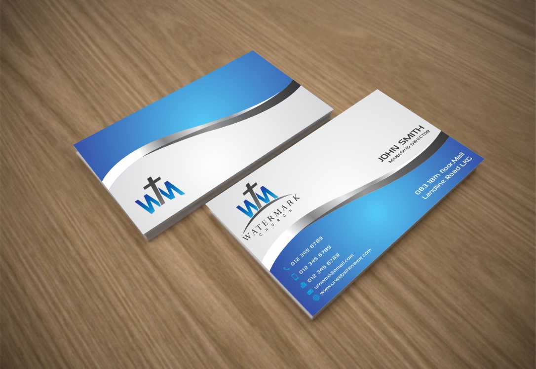 Business Card Design by szabist for The WaterMark Church | Design #5967513