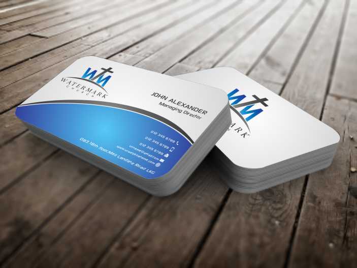Design de Carte de Visite par szabist pour The WaterMark Church | Design #5967515