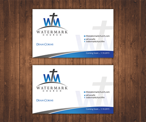 Visitenkarten-Design von Stylez Designz für The WaterMark Church | Design: #5980332