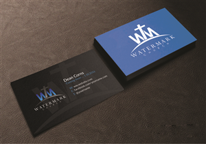 Visitenkarten-Design von Creations Box 2015 für The WaterMark Church | Design: #5983418