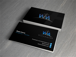 Business Card Design by Creations Box 2015 for The WaterMark Church | Design: #5983453
