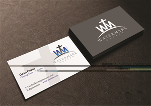 Visitenkarten-Design von Creations Box 2015 für The WaterMark Church | Design: #5983489