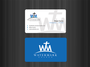 Visitenkarten-Design von Creations Box 2015 für The WaterMark Church | Design: #5983493