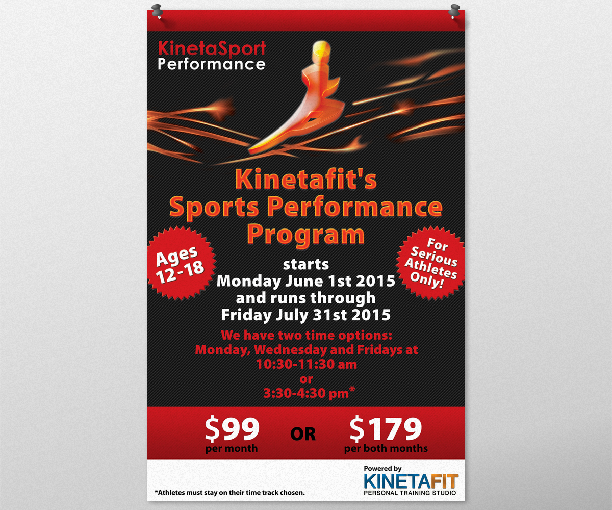 Poster Design by PepiSign for Kinetafit | Design #5932592