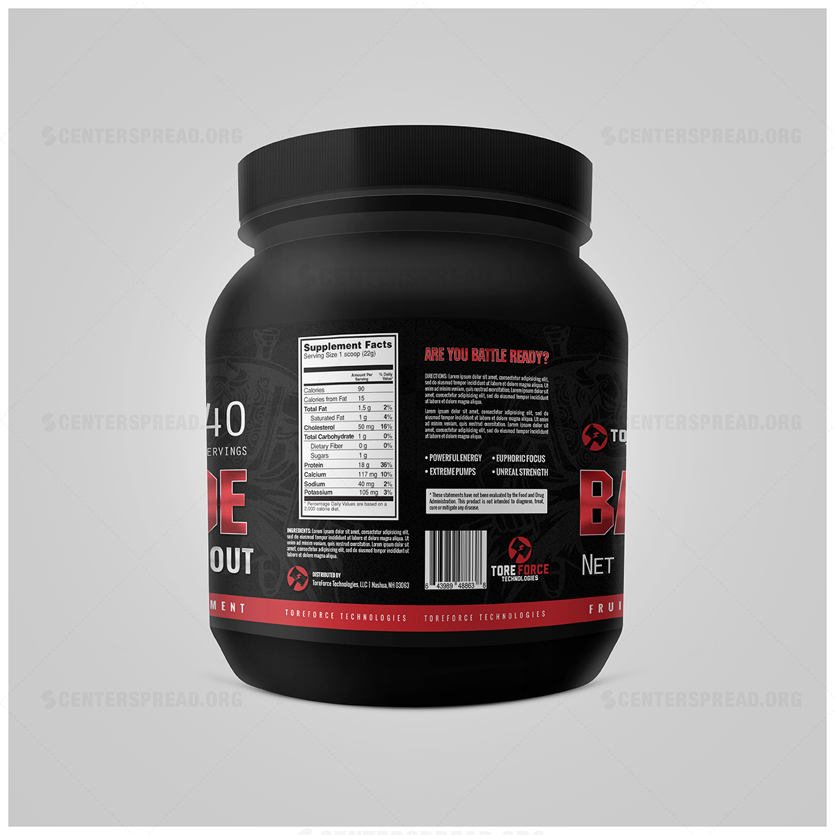 Label Design by CENTERSPREAD for ToreForce Technologies | Design #5945612