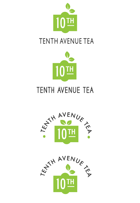 Logo Design by Hiccups Design for Tenth Avenue Tea | Design #5939495
