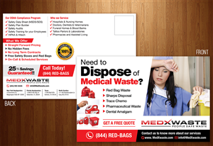 Postcard Design by ravi_k5 for Legal Shred | Design #5941270