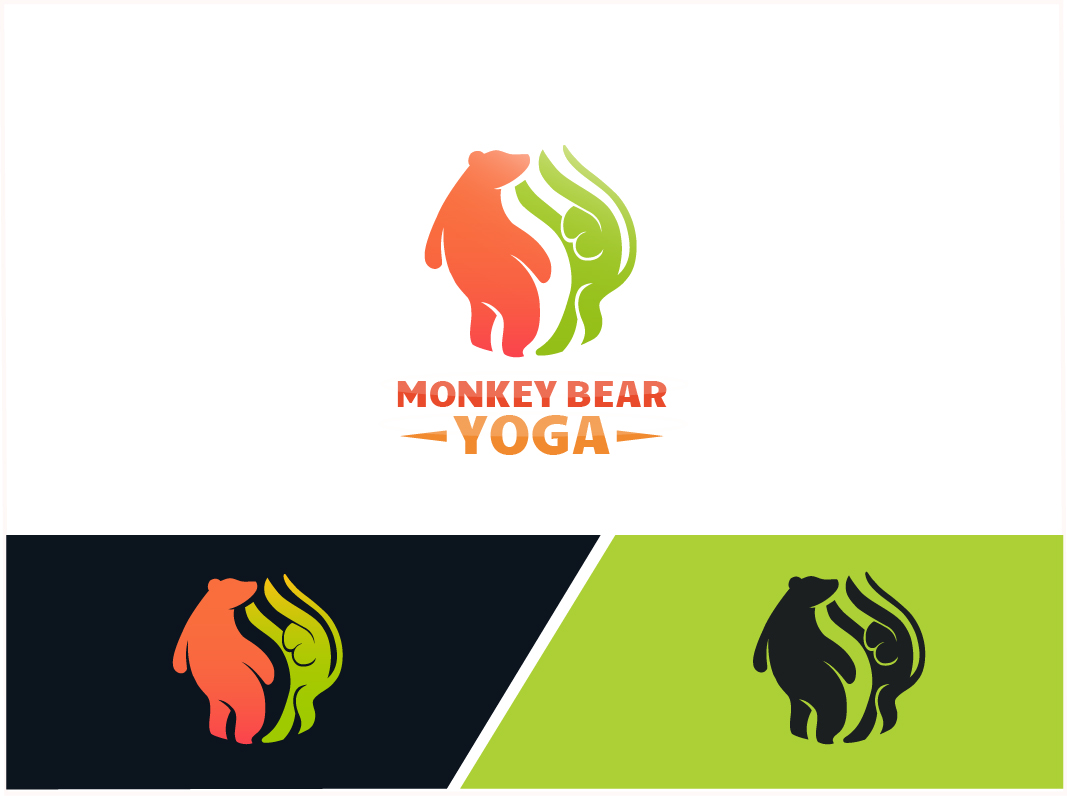 Diseño Gráfico por Oliver  Balard para Monkey Bear Yoga | Diseño #5951669