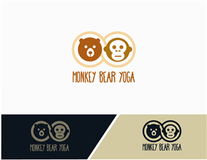 Diseño Gráfico por Oliver  Balard para Monkey Bear Yoga | Diseño: #5958785