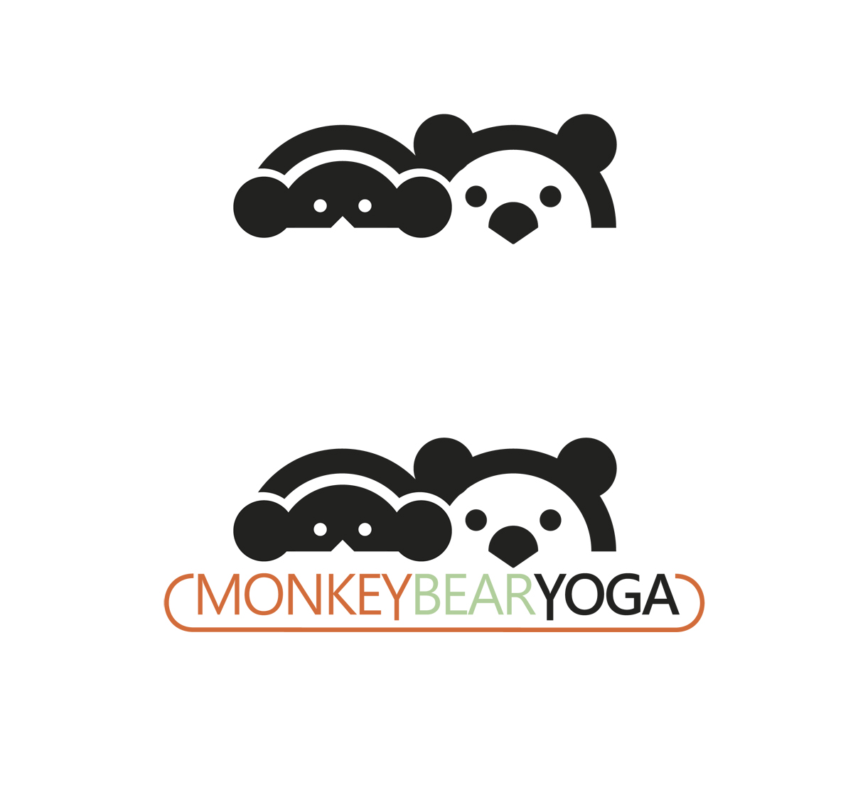 Diseño Gráfico por nanocb72 para Monkey Bear Yoga | Diseño #5955578