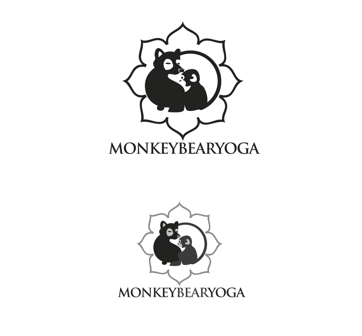 Diseño Gráfico por nanocb72 para Monkey Bear Yoga | Diseño #5996210
