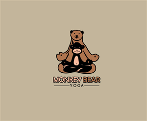 Grafik-Design von Bling Connect Ink für Monkey Bear Yoga | Design: #5980548