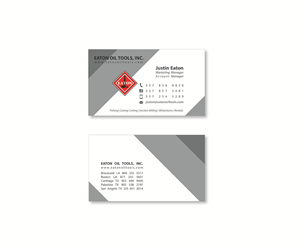 Business Card Design by Mahsa Namvar for Eaton Oil Tools, Inc. | Design: #5932777