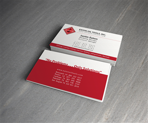 Business Card Design by Mahsa Namvar for Eaton Oil Tools, Inc. | Design: #5932849