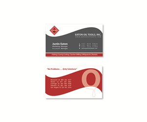 Business Card Design by Mahsa Namvar for Eaton Oil Tools, Inc. | Design: #5932898