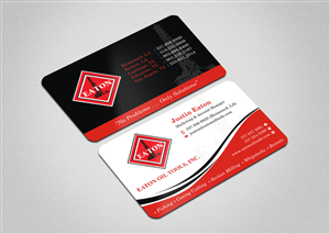Visitenkarten-Design von INDIAN_Ashok für Eaton Oil Tools, Inc. | Design: #5928473