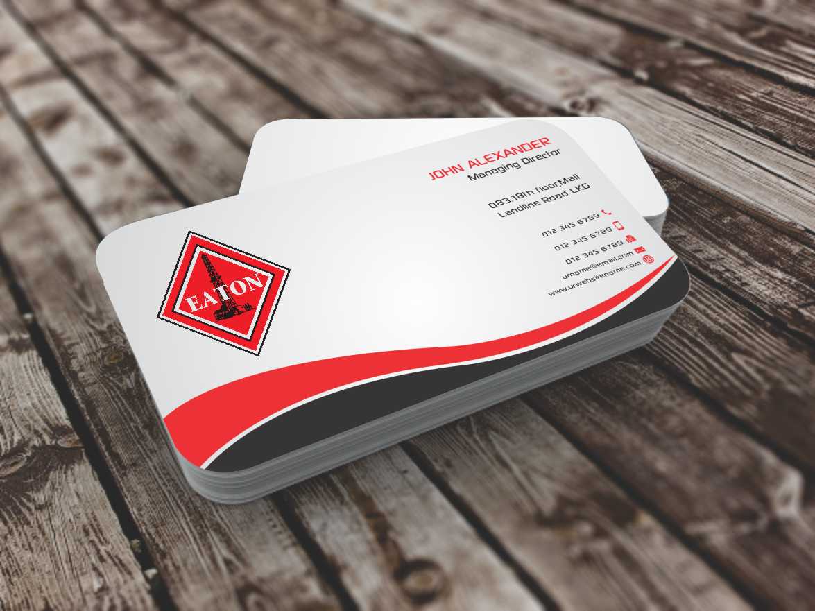 Business Card Design by szabist for Eaton Oil Tools, Inc. | Design #5926410